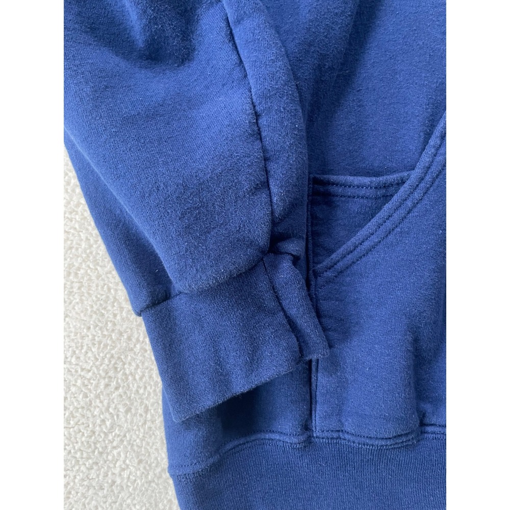 The Greenbrier Resort WV Mens Large Hoodie Blue Embroidered Fleece Sweatshirt - Picture 8 of 12